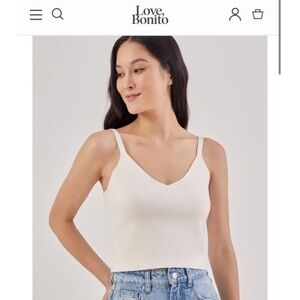 White Love, Bonito summer v-neck strappy tank